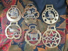 lot of 6 English Brass Bottle Opener Bottle Opener Animals & Div Bottle Opener