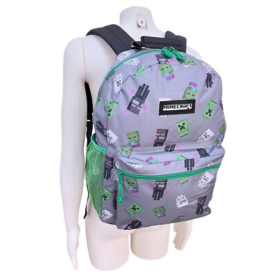Minecraft Schule Rucksack Grundschule Medien Camping Junge Großartig 40x30x20cm
