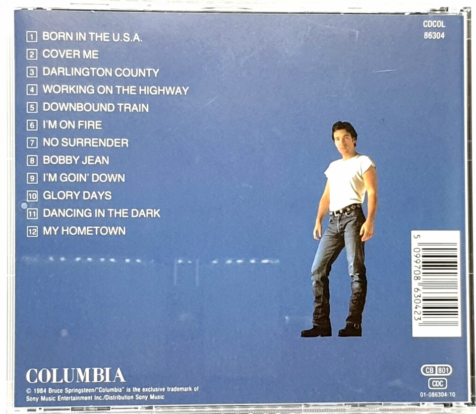 Bruce Springsteen : Born In The USA  (Austria 1984 Press) CD Album - HTF - Image 2 of 3