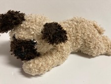 Melissa  Doug Princess Soft Toys Pugsley Pug dog beige brown stuffed animal 11"