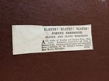 m7-4 ephemra 1885 advert joseph shepherd slates harrogate