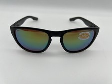 NEW Costa Del Mar IRIE Polarized Sunglasses Black / Green Mirror 580P