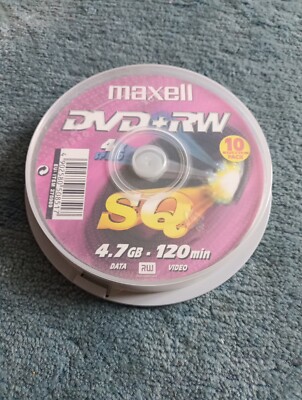 9 x Maxwell DVD + RW 4,7 GB in der Spindel