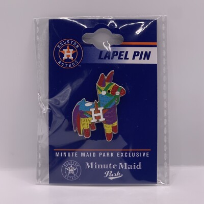 HOUSTON ASTROS RAINBOW LLAMA PINATA Minute Maid Park MLB Exclusive Lapel Pin  