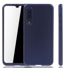Phone Case for Xiaomi Mi 9 SE Full Cover Screen Protector Bumper Seat Blue