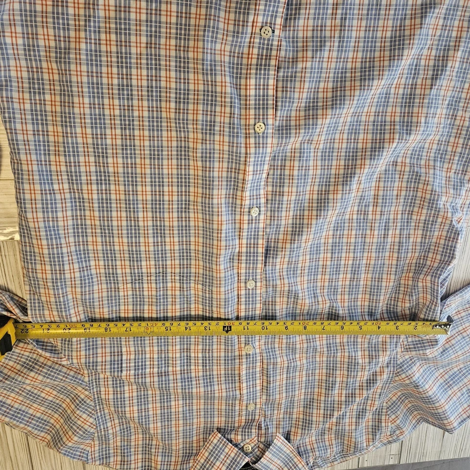 Banana Republic Shirt Mens Large Classic Fit Long-sleeve Checkerboard - Image 4 of 4