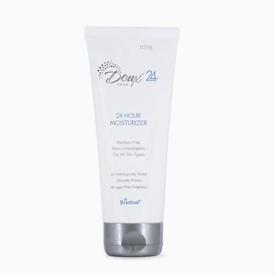 Brinton Doux 24 Hour Moisturizer Cream Face, Moisturizer 100 g, blue