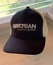NWOT SIBERIAN COOLERS HAT BROWN/BEIGE SNAPBACK EMBROIDERED NEVER WORN ~ H13