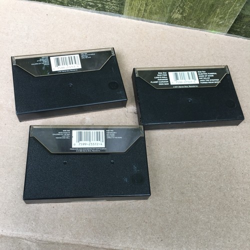 black sabbath cassette lot , master of reality , paranoid , heaven and hell 3 - Picture 7 of 11