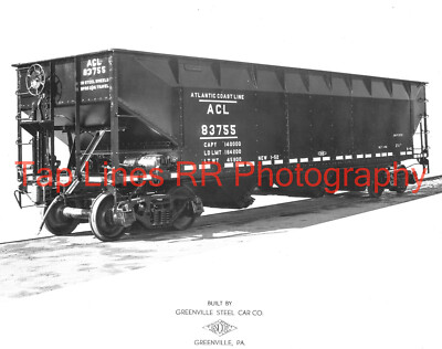 Atlantic Coast Line ACL #83755 (4) Greenville Steel Car Co. NEU 8x10 FOTO