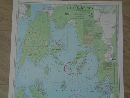 CARTE MARINE / The Inland sea - Greece - Ionian / Meganisi, Ithaki, Atokos, ... - Imagen 2 de 3