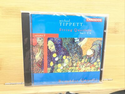 Michael Tippett String Quartets No. 1 No. 2 and No. 4 CD 1997 Chandos New Sealed