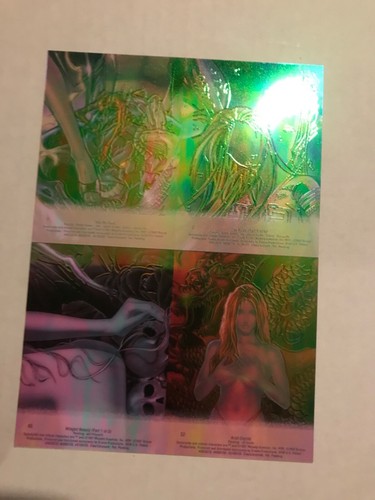 Darkchylde Chromium Box Topper 1997 NM+; Clear Chrome 4 Uncut Panel 7, 2, 45, 32 - Picture 5 of 9