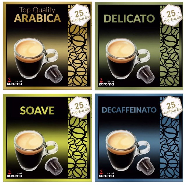 100 Capsules Compatible Nespresso Pods 