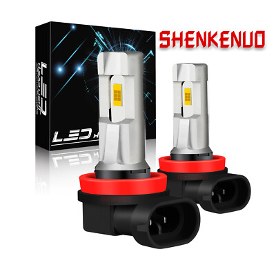 LED Fog/Driving Bulbs H8 H16 H11 Fog Light White 6000K High Power Lamp 3570 CSP
