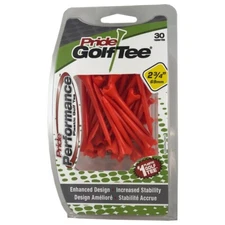 Pride Evolution Plastic Golf Tees - 2 3/4" - Orange - 4 Packs - 11816