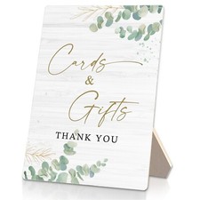 Cards  Gifts Sign, Wedding Party Decorations for Reception, Cards  Gifts Wo...