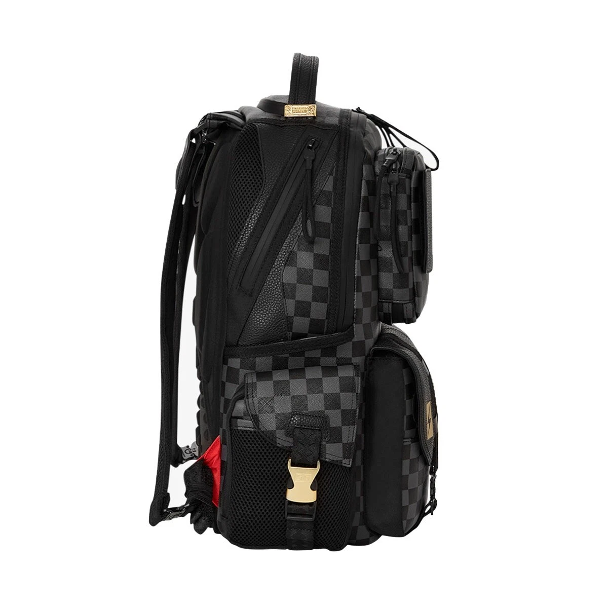 Sprayground Special Ops Checkered Shark Backpack Black Type-613