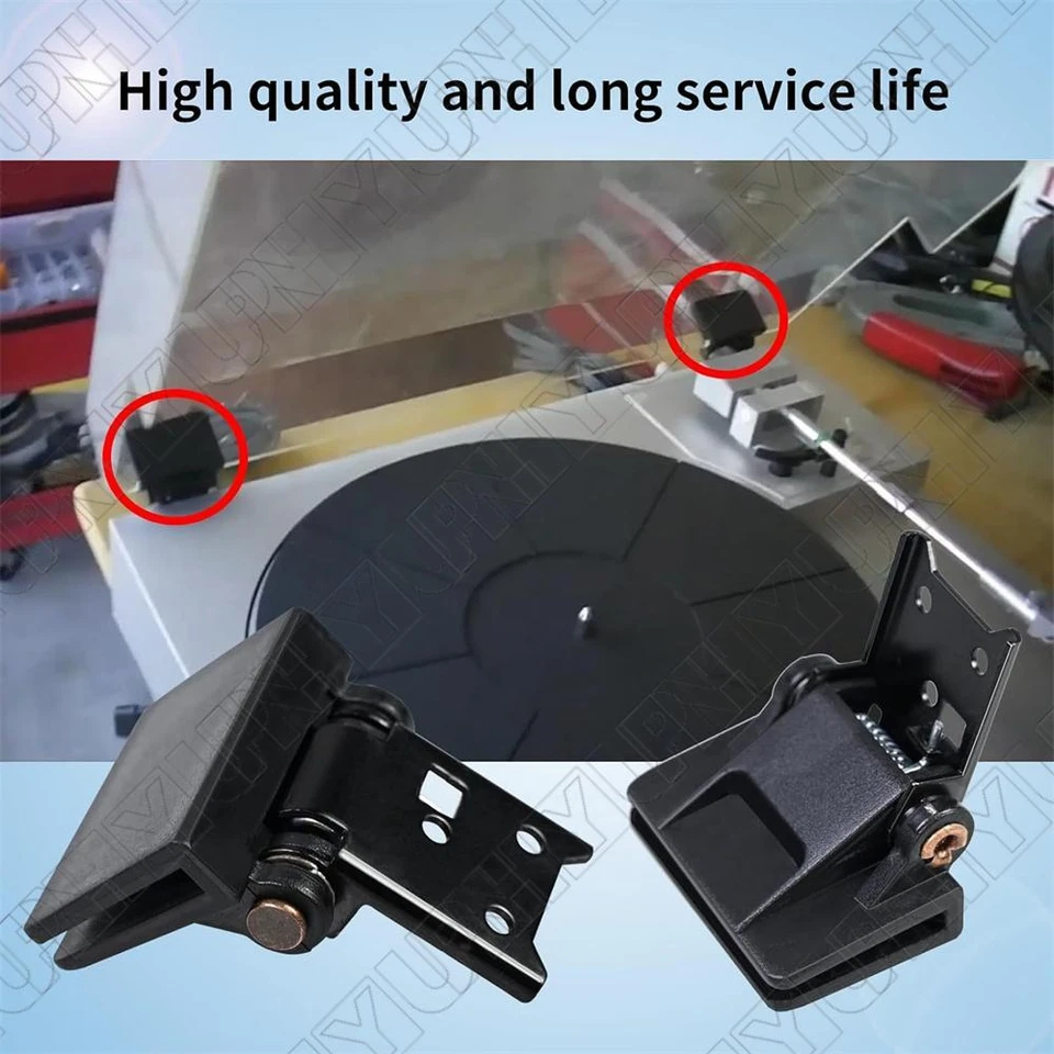 2 Pcs Dust Cover Hinge Turntable Parts Fit for Sony PS-11,PS-22,Yamaha-P-200 - Image 4 of 4