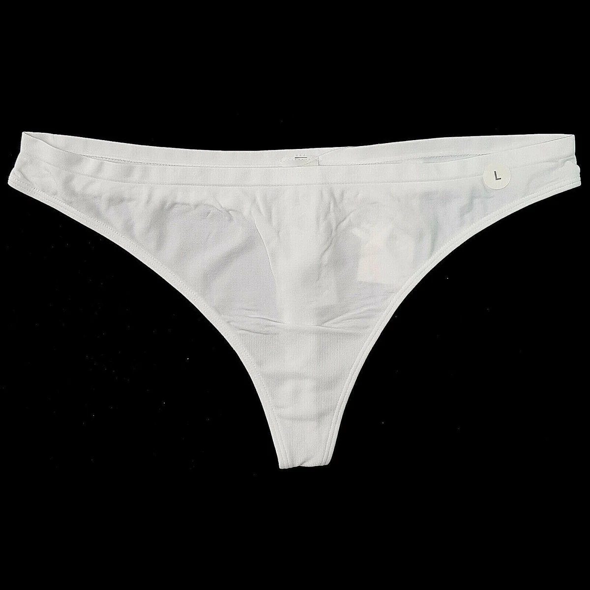 Gilly Hicks Hollister Seamless Thong Underwear White Large 14