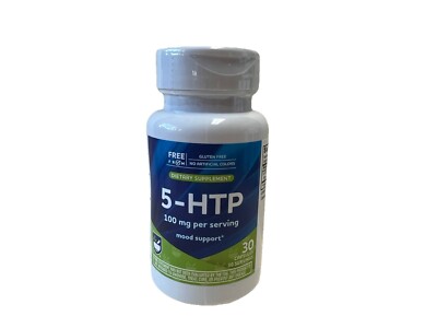 30 Capsules 100mg 5-HTP Dietary Supplement Rite Aid ~New & Sealed~ EXP 03/2027