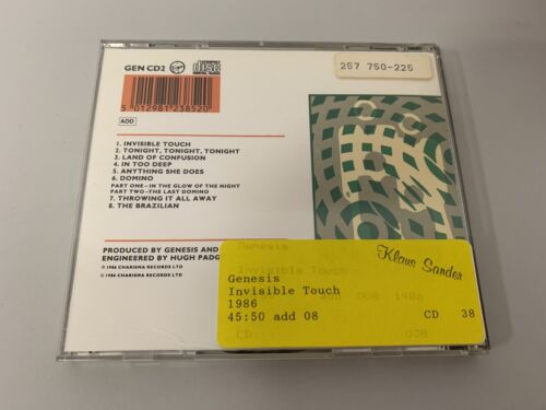 Genesis – Invisible Touch - CD © 1986 (nimbus UK) - Bild 3 von 3
