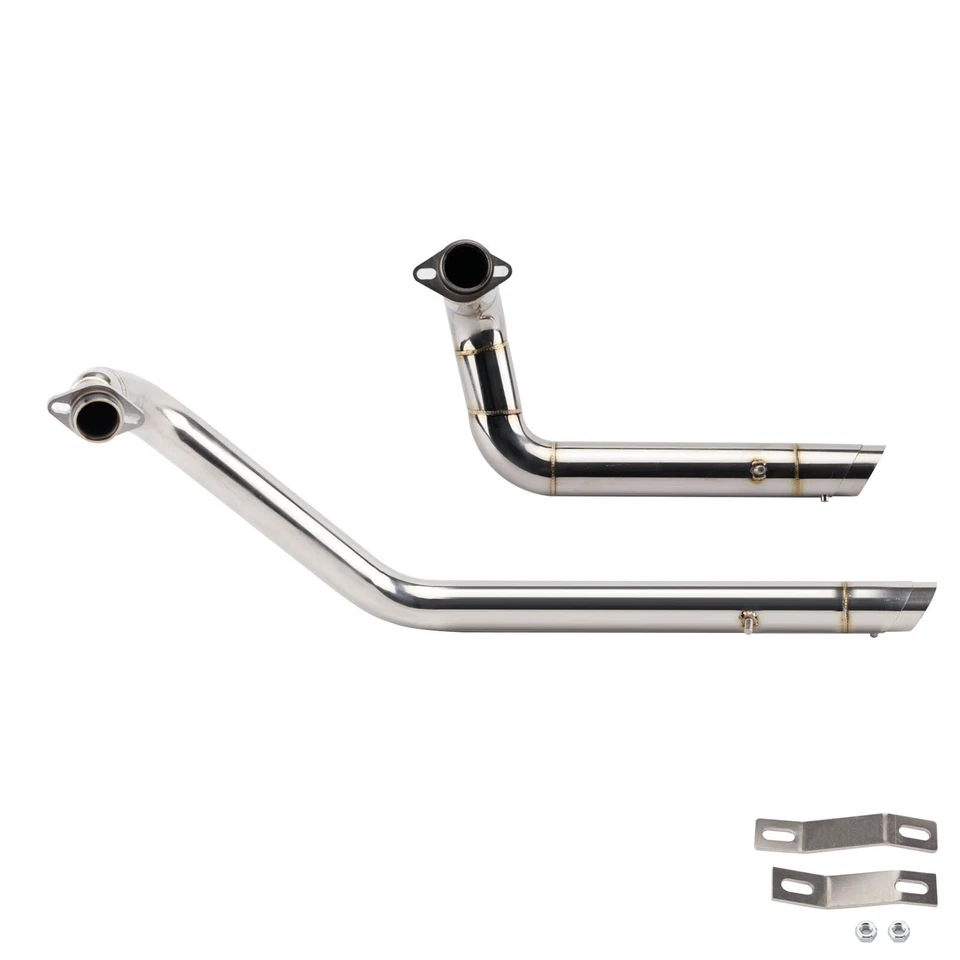 Shortshots Staggered Exhaust Pipe For Kawasaki Vulcan 800 VN800 Classic/Drifter - Imagem 3 de 4
