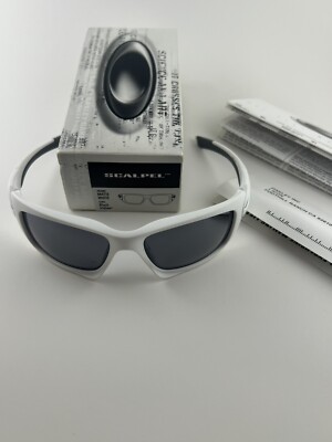 Oakley Scalpel Sunglasses OO9095-03 Matte White/Black Iridium
