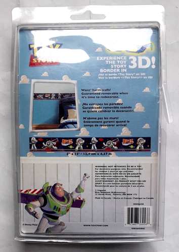 TOY STORY 1 - DISNEY PIXAR - FRISE AUTOCOLLANTE PAPIERS PEINTS 3D avec lunettes - Imagen 3 de 4