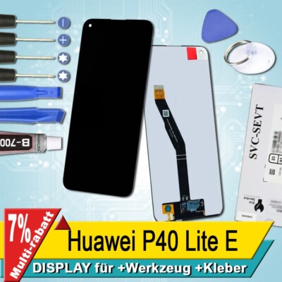 Display Huawei P40 Lite E Bildschirm Original Service Pack Schwarz+