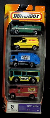 Matchbox MBX Metal #5 5 Pack 2007 1:64 112524DMT4