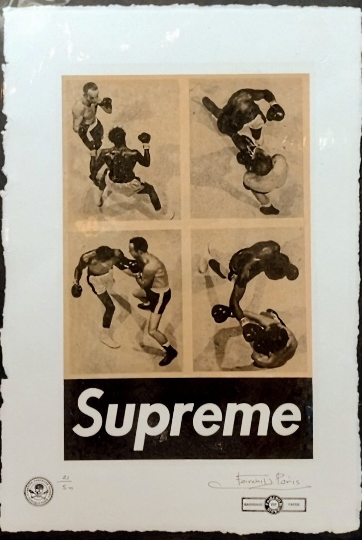 Boxing, Supreme, Limited Edition Print 22'x 15'x Hand Signed