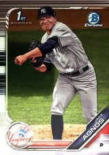 2019 BOWMAN CHROME DRAFT - PROSPECT - JAKE AGNOS (#BDC-72)