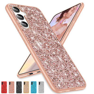 For Samsung Galaxy A54 A53 5G Dustproof Shockproof Glitter Phone Case Cover