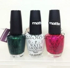 DISCOUNTINUED- OPI Nail Lacquer - Matte & Suede Colors - Pick any color