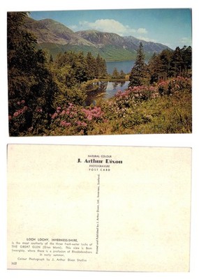 Alte Postkarte - Loch Lochy, Great Glen, Inverness-shire, Schottland UNBESENDET