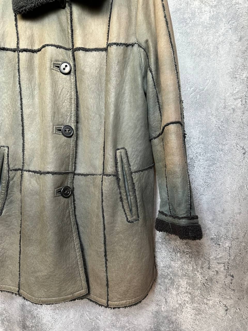 RRP 1900$ Werner Christ Patchwork Shearling Coat … - image 9