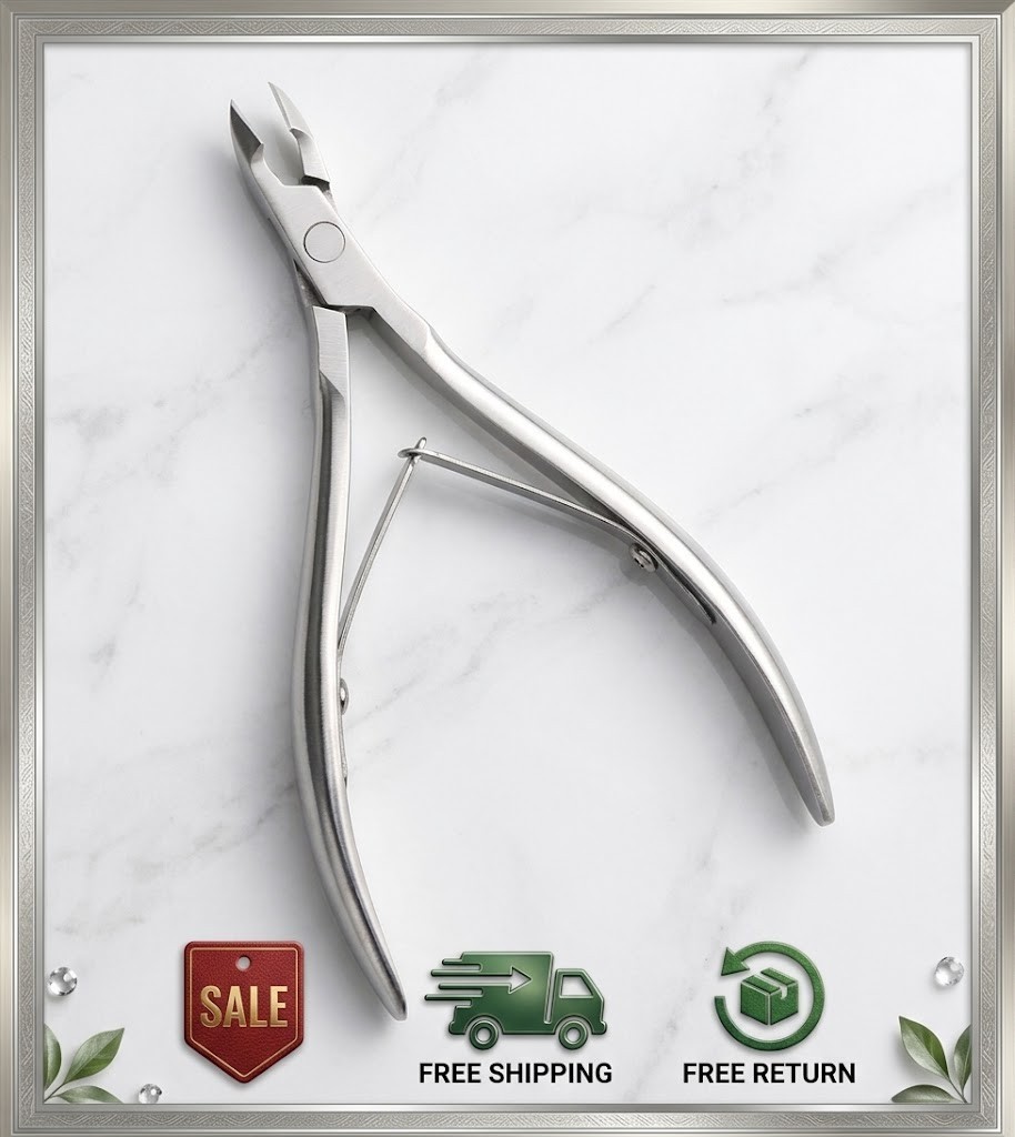 CUTICLE NIPPERS Stainless Steel Dead Skin Remover Nail Clipper Manicure Scissors