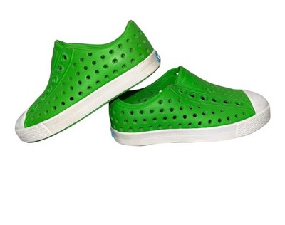 NATIVE SLIP-ON JEFFERSON TODDLERS KIDS GREEN COLOR SIZE C5