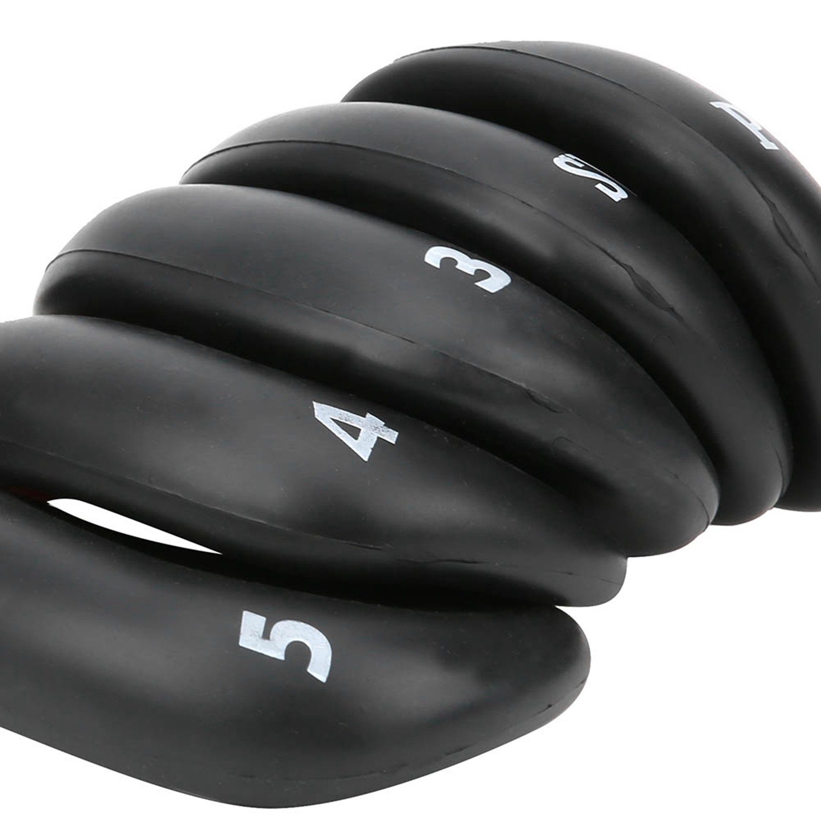 9pcs Exquisite PVC Club Iron Head Covers Protector Putter Club AJ