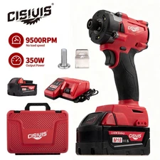 CIsivis 21V Lithium-Ion Brushless Cordless 1/4" Hex Impact Driver With Bettery