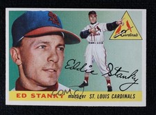 1955 Topps High # Eddie Stanky #191 06mi