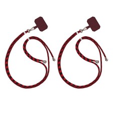 2in1 Pack Universal Phone Lanyard Case Cover Holder Sling Necklace Strap Cord