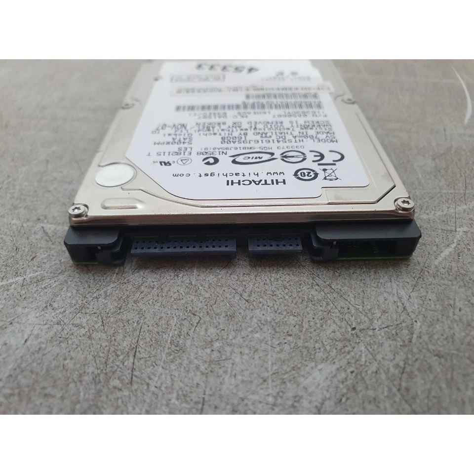 Hitachi HTS541616J9SA00 Internal Hard Drive Black SATA 160GB HDD 2.5" 5400 RPM - Image 4 of 4