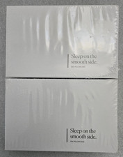 Qure Sleep on The Smooth Side 100 Mulberry Silk 2-Pillowcases 20" x 30" Silver