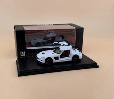 Fine Works 1/64 White Mercedes-Benz SLS AMG BS-Classic Luxury