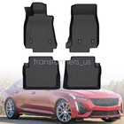 TPE Front & 2nd Row Floor Mats Liners For 2020 2021 2022 2023 2024 Cadillac CT5
