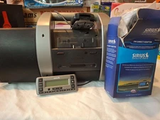 sirius xm satellite radio portable boombox subx1, Car Unit , Tested Works 