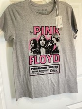 Lucky Brand Womens  Pink Floyd Gray  Paramount Theatre~ Medium ~NWT