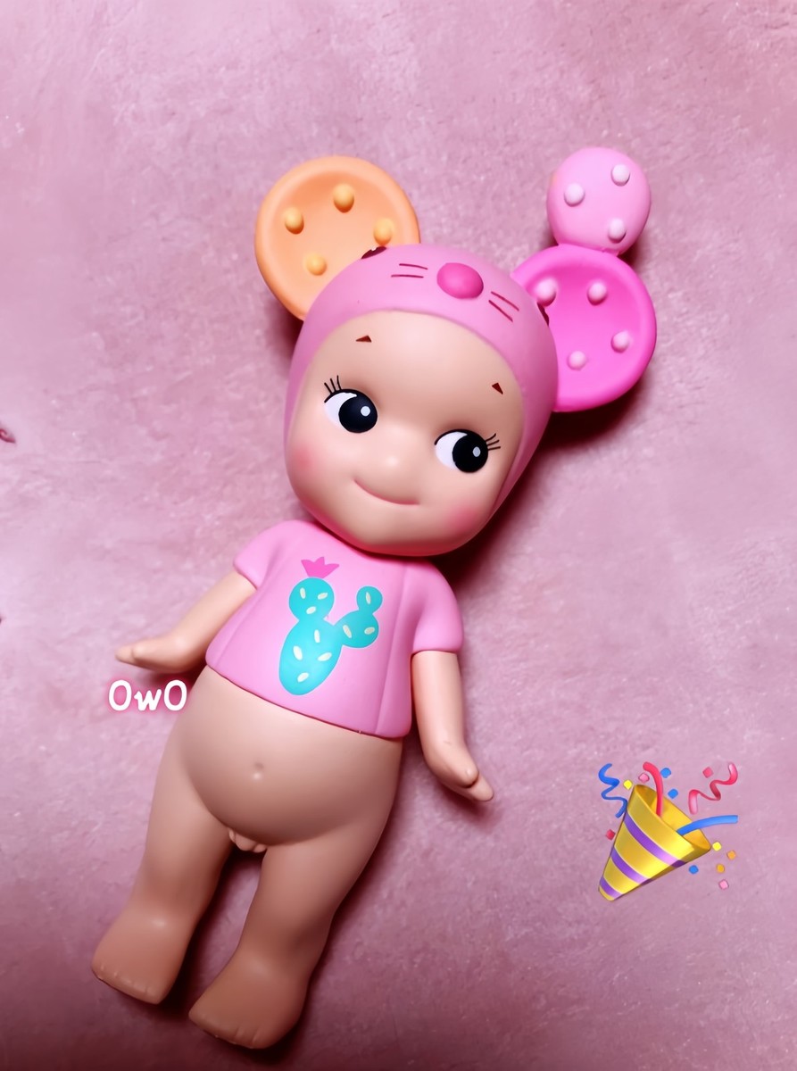 Sonny Angel Cactus Series Secret Pink Mouse Figure Hidden